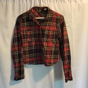 Long sleeve plaid shirt